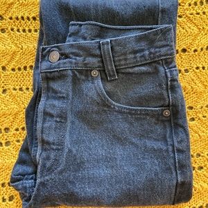 Vintage Black Skinny High Waisted Levi’s